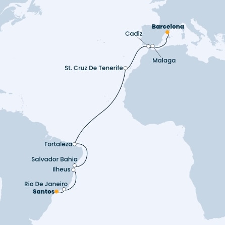Brazil, Canary Islands, Spain